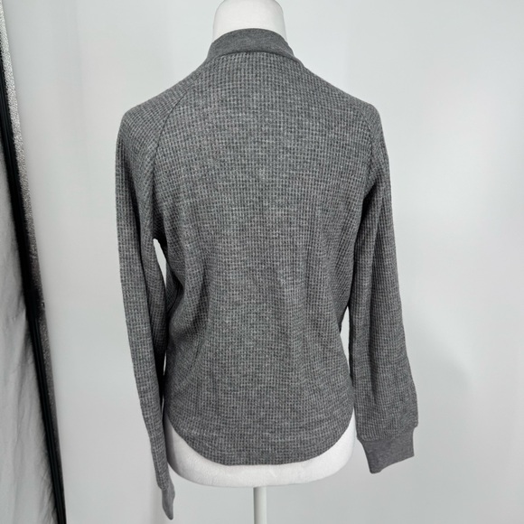 NWT Madewell Waffle-Knit Long-Sleeve Crewneck Tee - Picture 8 of 11